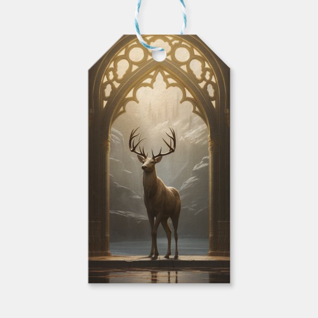 Classic Deer  Gift Tags (Front)