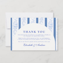 Classic Delft Blue Porcelain Wedding