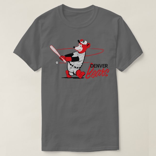 Classic Denver Bears Baseball TShirt (Design Front)