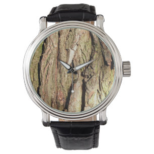 Classic Design Natural Wood Bark Chic Watch