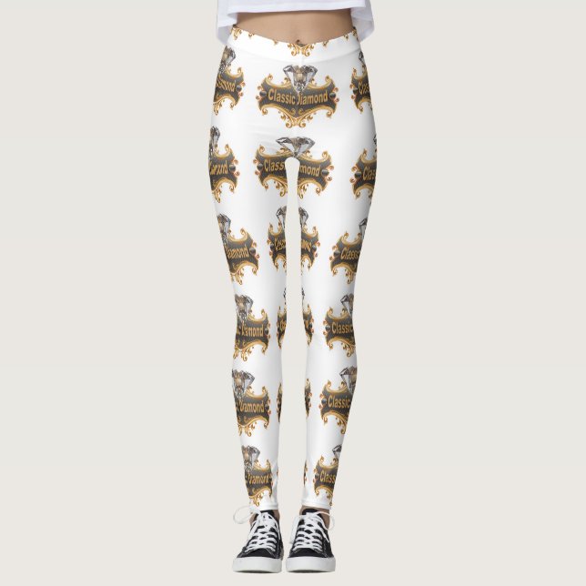 Classic Diamond  Leggings (Front)