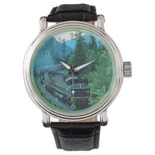 Classic Diesel Train Engine Watch