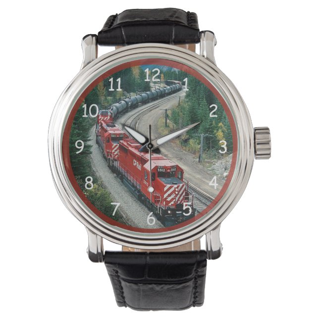 Classic Diesel Train Engine Watch (Front)