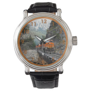 Classic Diesel Train Engine Watch