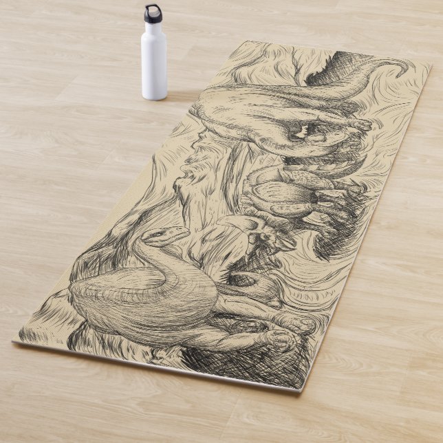 Classic Dinosaurs Yoga Mat (In Situ)