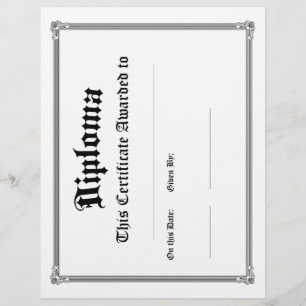 Classic Diploma Blanks Pack of 10