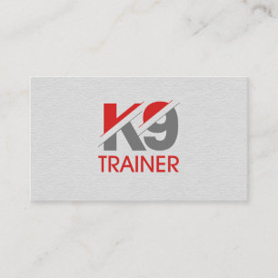 Classic - Dog trainer - K9 Trainer Business Card