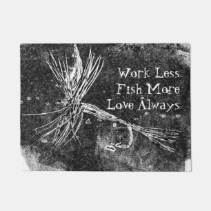 Classic dry fly pattern for trout and bass fishing doormat