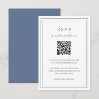 Classic Dusty Blue Elegant Wedding