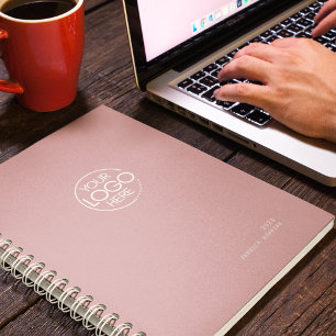 Classic Dusty Rose Modern Logo Weekly Planner