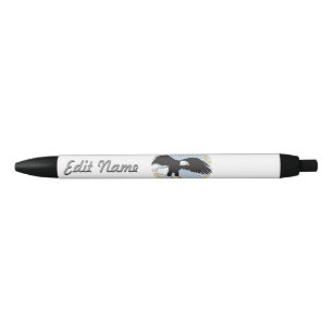Classic Eagle Black Ink Pen