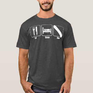 Classic Eat Sleep Dive Minimalist Scuba Diving Gif T-Shirt