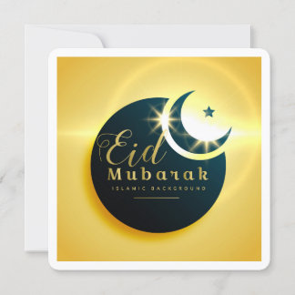 Classic Eid Mubarak Ramadan Greetings Card