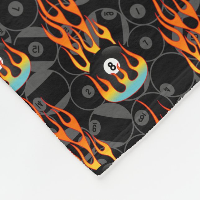  Classic Eight Ball Fleece Blanket (Corner)