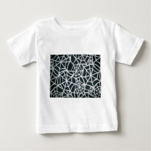 Classic Elegance Beautiful Black and White Web art Baby T-Shirt