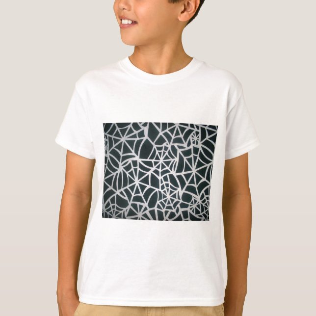 Classic Elegance Beautiful Black and White Web art T-Shirt (Front)