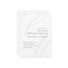 Classic Elegance calligraphy monogram wedding