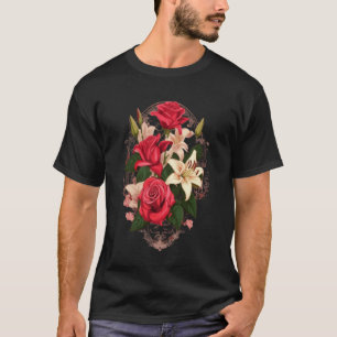 Classic Elegance: Floral Bouquet Tee