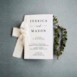 Classic Elegance Folded Wedding Program Programme<br><div class="desc">Your guest will love reading all the details of your wedding on these lovely folded Wedding Programs! This design features a beautiful script and minimal layout. See the entire collection for more matching items!</div>