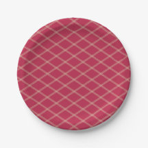 Classic Elegance Magenta and Desert Sand Art Deco
