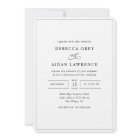 Classic Elegant Black and White Wedding