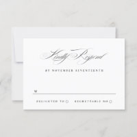 Classic Elegant Calligraphy Wedding