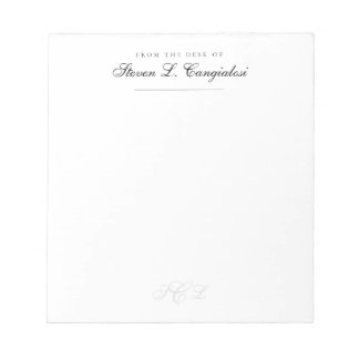 Classic Elegant Custom Letterhead Notepad