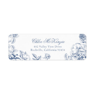 Classic Elegant Dusty Blue Floral Wedding