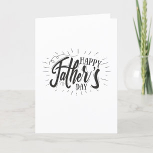 Classic elegant Father's Day Photo Thank You Card