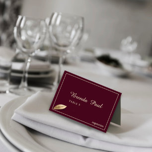 Classic & Elegant I Bulga Rose I Menu Place Cards