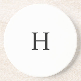 Classic Elegant Monogram Coaster