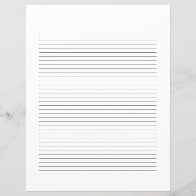 Classic Elegant Monogram Script Stationery (Front)