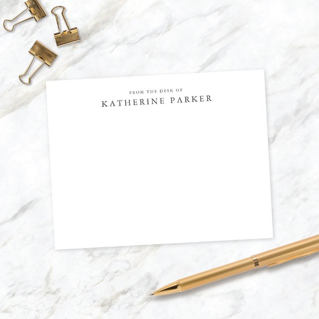 Classic & Elegant Personal Stationery Note Cards (Creator Uploaded)
