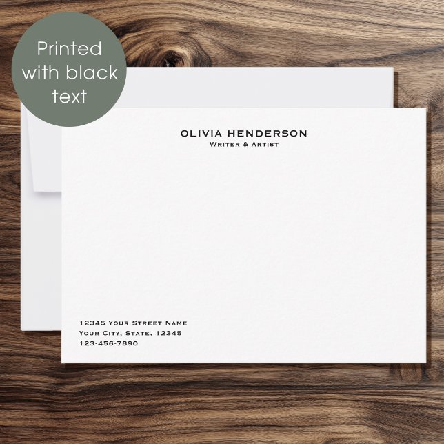 Classic & Elegant Professional Business Black Card (Creator Uploaded)