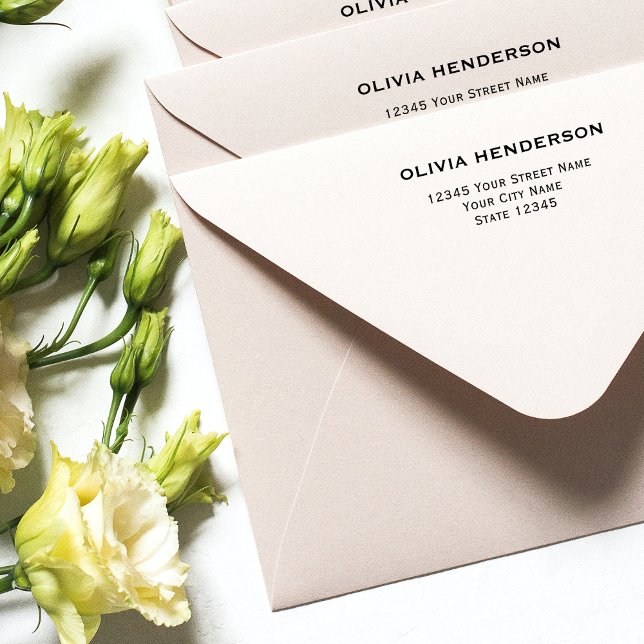 Classic & Elegant Return Address Self-inking Stamp (Creator Uploaded)