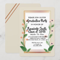 Classic & Elegant Sophisticated  Graduation