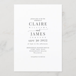 Classic Elegant Text Template