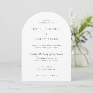 Classic Elegant Wedding Invitation