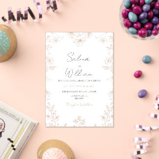 Classic Elegant Wedding Invitation | Timeless