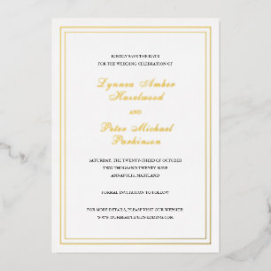 Classic Elegant Wedding Save the Date