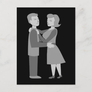 Classic Embrace Postcard