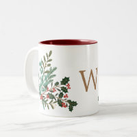 Classic Enchanting Elegant Christmas Monogram