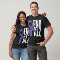 Classic End ALZ Awareness And Purple Ribbon