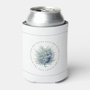 Classic Environmental Save the Planet Tree Can Cooler