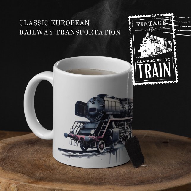 Classic European Railway Transportation Coffee Mug (Classic European Railway Transportation cover from The Beekeeper Store)