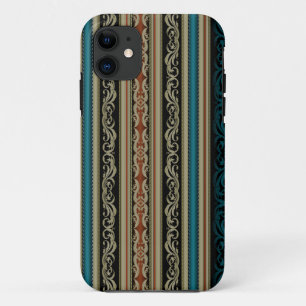 Classic European Stripe Vintage Pattern Case-Mate iPhone Case