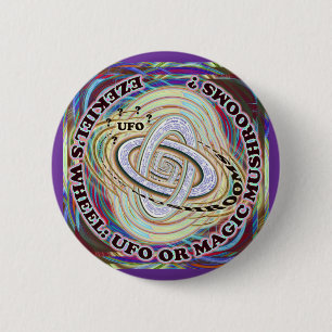 Classic Ezekiel's Wheel 6 Cm Round Badge
