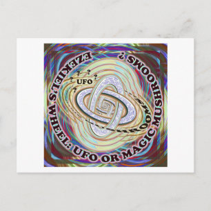 Classic Ezekiel's Wheel Postcard