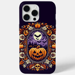 Classic Fair Isle Halloween/pumpkin iPhone 15 Pro Max Case