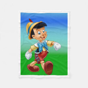 Classic Fairy Tale Wooden Boy Fleece Blanket